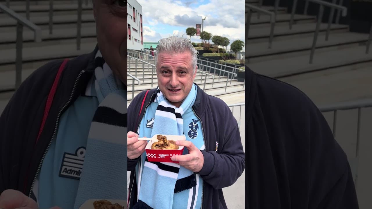 Claudio Reviews a Pie at the Arsenal! #SBFTVReviews